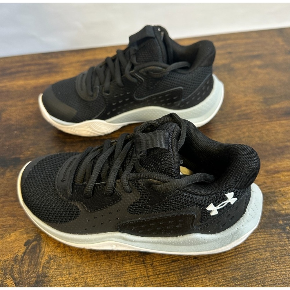 Under Armour Kids UA PS Jet 23 Basketball Shoes Black Grey 3026636-003 Size 12K - Picture 10 of 10